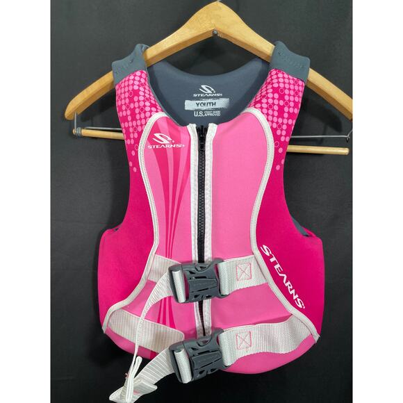 Pink Stearns Youth Hydroprene Vest - Picture 4 of 6